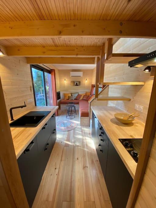 Tiny House Atypique Tout Confort 4 Pers Jardin ลา การ์ด ภายนอก รูปภาพ