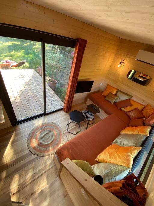 Tiny House Atypique Tout Confort 4 Pers Jardin ลา การ์ด ภายนอก รูปภาพ