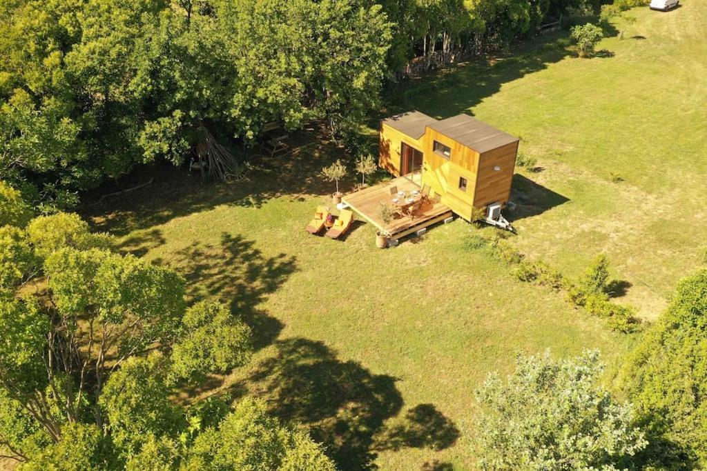 Tiny House Atypique Tout Confort 4 Pers Jardin ลา การ์ด ภายนอก รูปภาพ